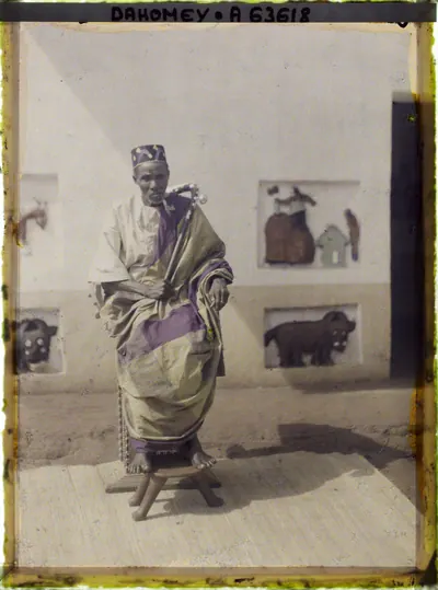 Portrait d'Ahovô, chef de la famille royale, frère de Béhanzin
